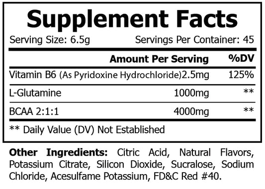BCAA Powder (Fruit Punch)