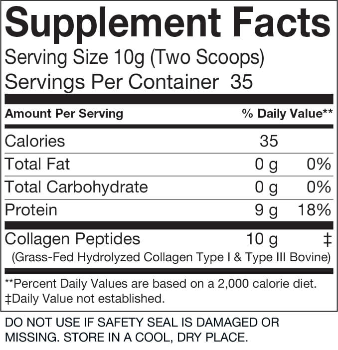 Collagen Type 1 & 3 Grass Fed 350g