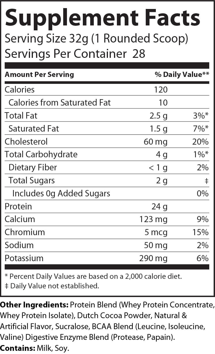 Protein Whey 2lb Chocolate